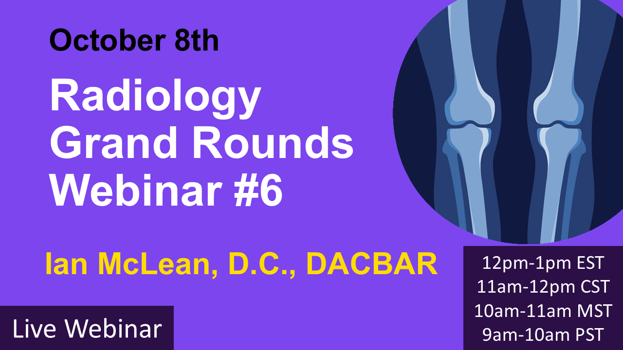 Palmer Online: #6 Grand Rounds Radiology Webinar 2026